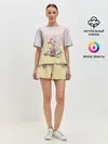 Женская пижама с шортами / бабочки из книги