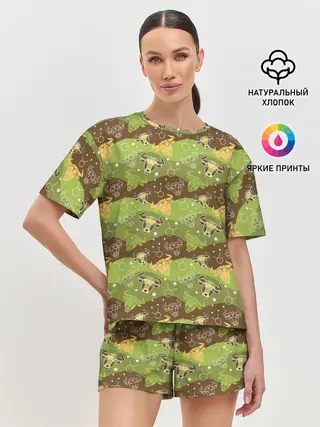 Женская пижама с шортами / Телец