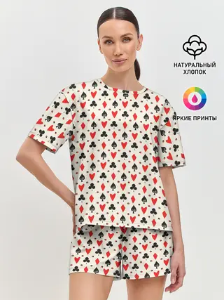 Женская пижама с шортами / Масти