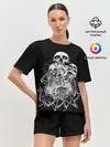 Женская пижама с шортами / ЧЕРЕПА