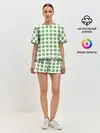 Женская пижама с шортами / лягушки