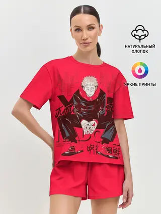 Женская пижама с шортами / Итадори Юдзи Магическая Битва