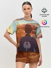 Женская пижама с шортами / Тихоокеанский рубеж