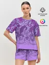 Женская пижама с шортами / Кружево