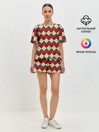 Женская пижама с шортами / THE AMBRELLA ACADEMY UNIFORM