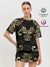 Женская пижама с шортами / Черное золото