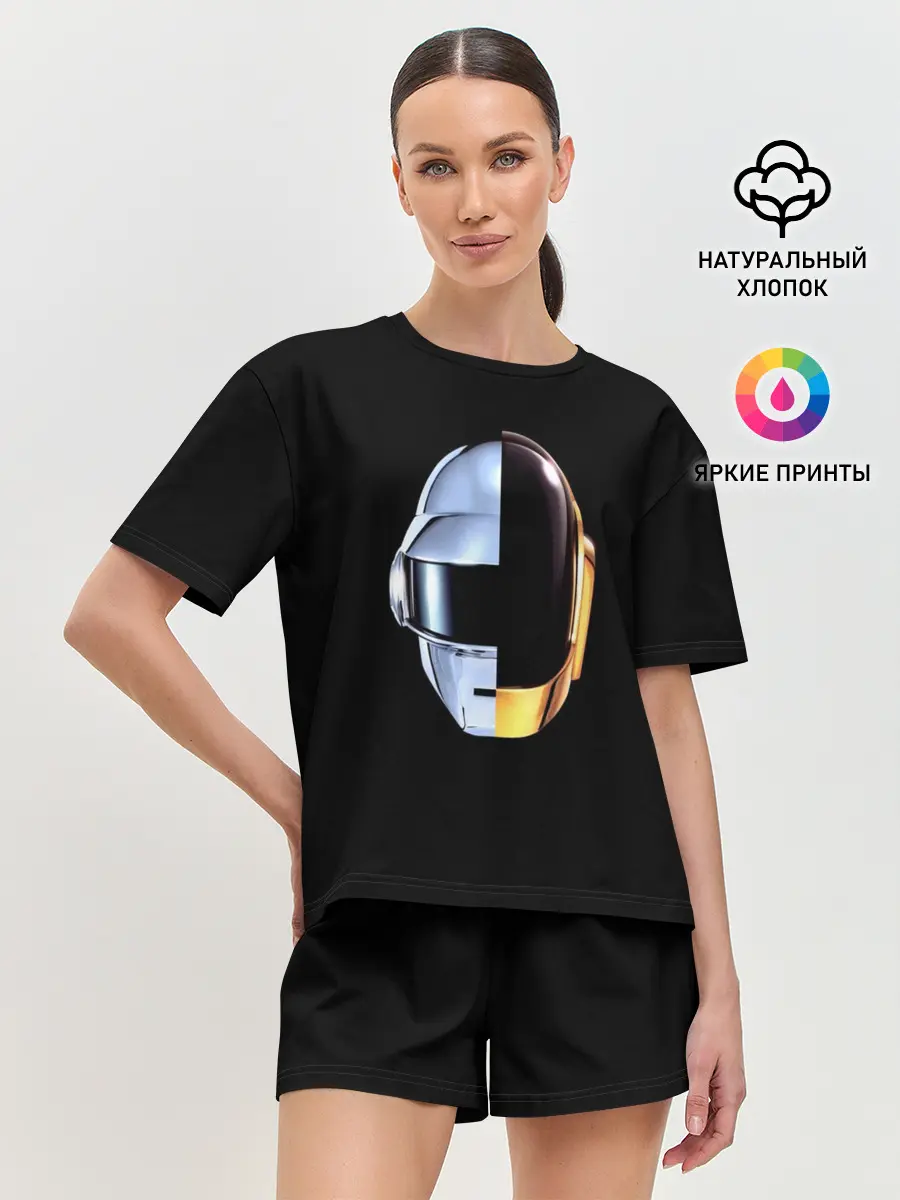 Женская пижама с шортами / Daft Punk