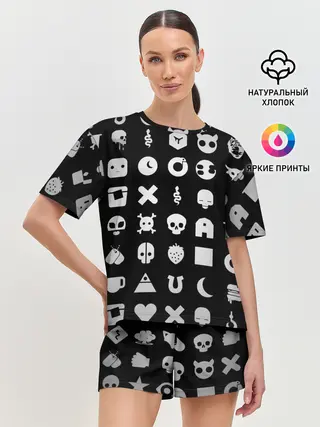 Женская пижама с шортами / Любовь смерть и роботы