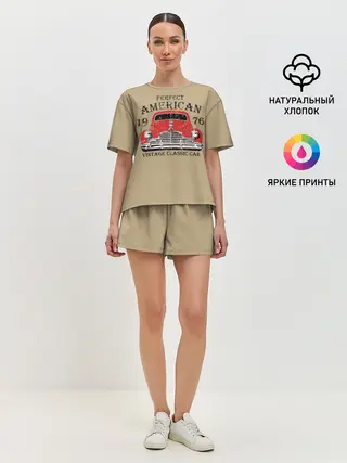 Женская пижама с шортами / AMERICAN CAR