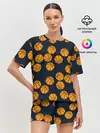 Женская пижама с шортами / Баскетбольные мячи