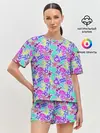 Женская пижама с шортами / Знаки Зодиака