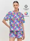 Женская пижама с шортами / Знаки Зодиака