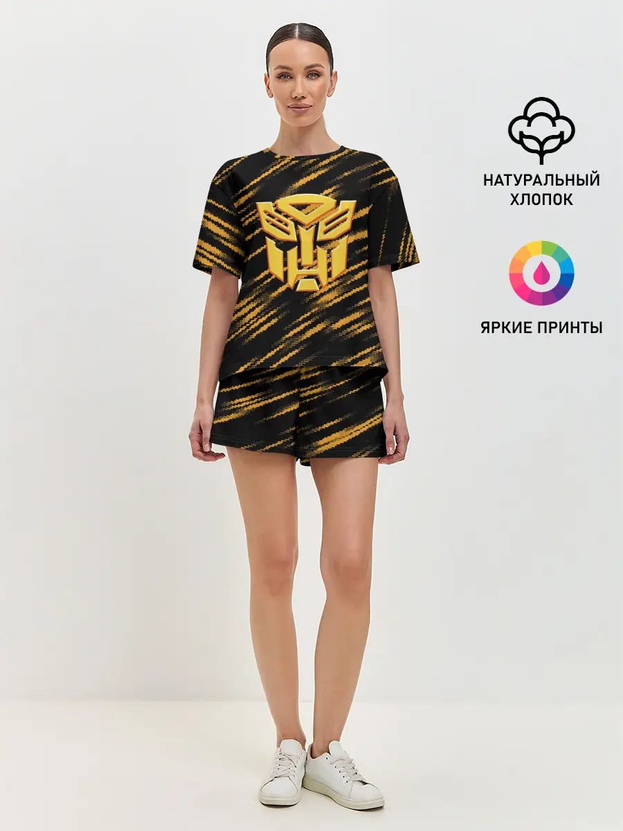 Женская пижама с шортами / Bumblebee