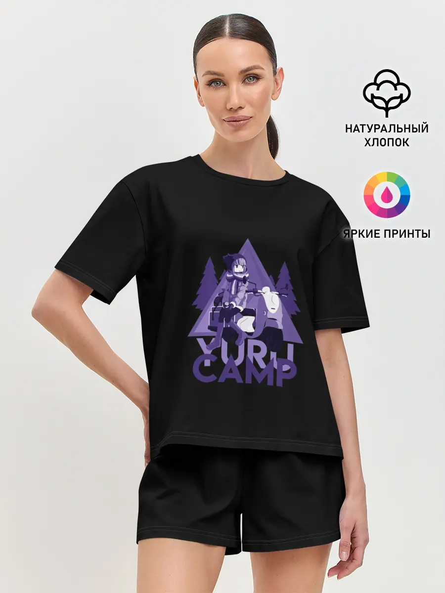 Женская пижама с шортами / YURU CAMP