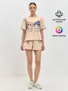 Женская пижама с шортами / Подружки в карри