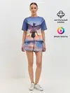Женская пижама с шортами / КЛИНОК РАССЕКАЮЩИЙ ДЕМОНОВ