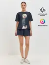 Женская пижама с шортами / Аниме Тян в джинсовке