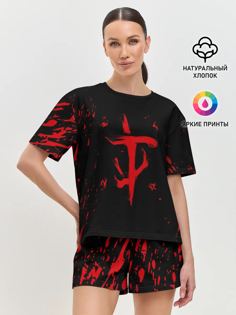 Женская пижама с шортами / DOOM SLAYER