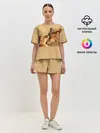 Женская пижама с шортами / Лисички
