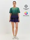 Женская пижама с шортами / Сияние 3D