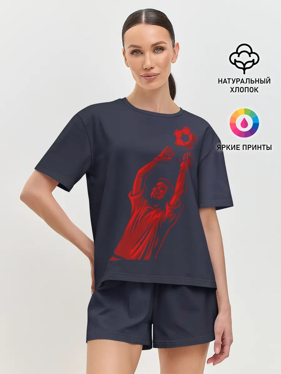 Женская пижама с шортами / Вратарь