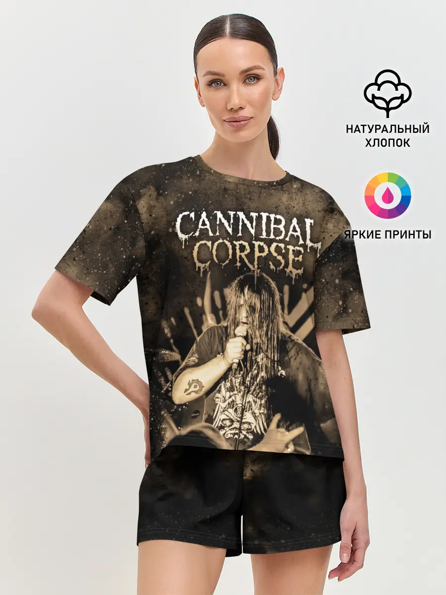 Женская пижама с шортами / Cannibal Corpse