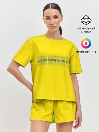 Женская пижама с шортами / Приоритет чудо яйца