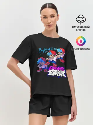 Женская пижама с шортами / Friday Night Funkin