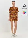 Женская пижама с шортами / Ударные Инструменты
