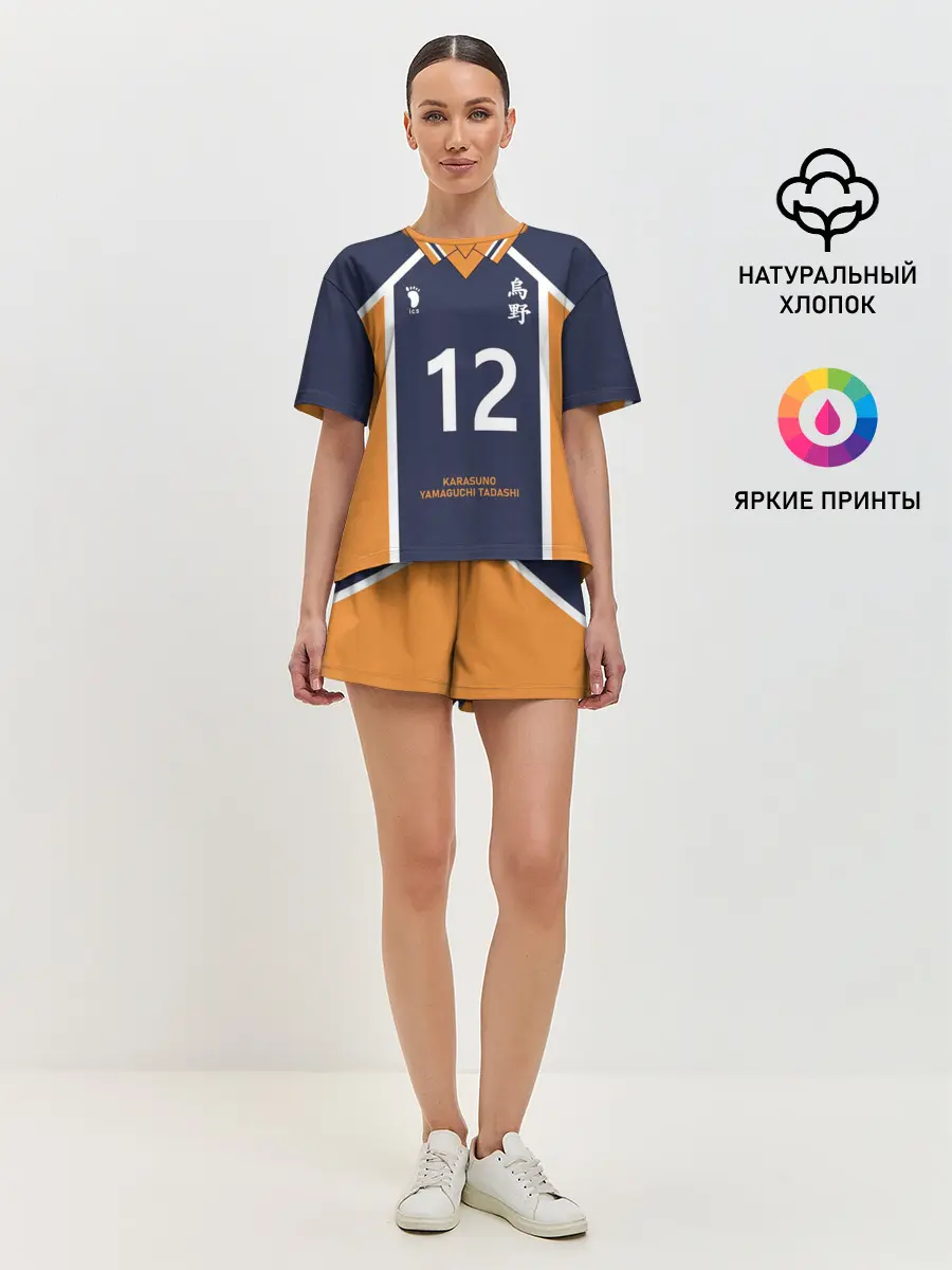 Женская пижама с шортами / KARASUNO 12 | ФОРМА КАРАСУНО