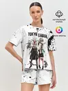 Женская пижама с шортами / Канеки Кен и Тоука Киришима