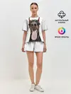 Женская пижама с шортами / Доберман / Doberman