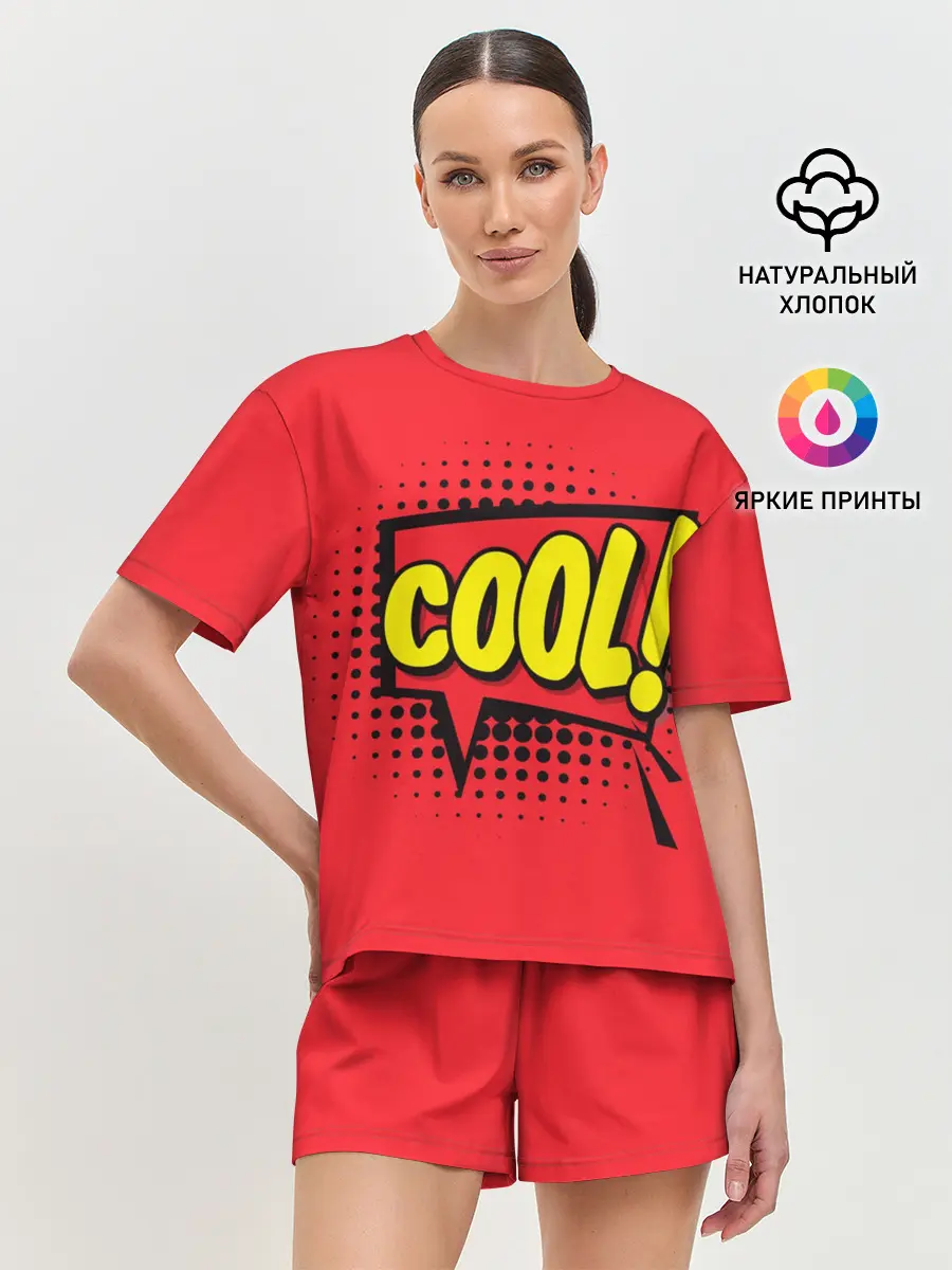 Женская пижама с шортами / COOL