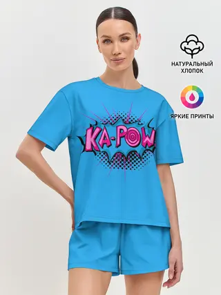 Женская пижама с шортами / KA-POW