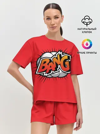 Женская пижама с шортами / BANG