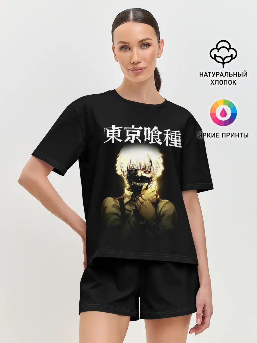 Женская пижама с шортами / Kaneki Ken в тени