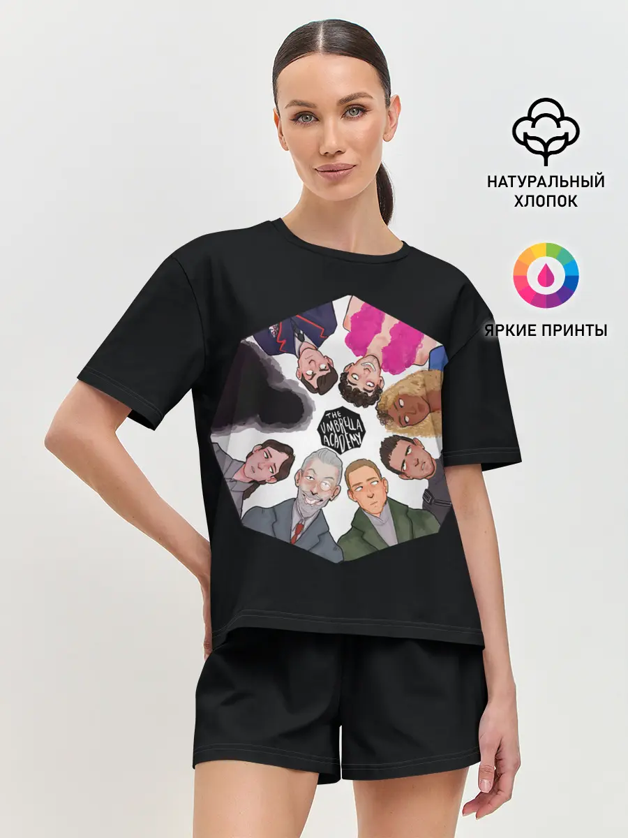 Женская пижама с шортами / Академия Зонта