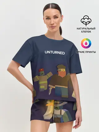 Женская пижама с шортами / Unturned