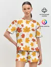 Женская пижама с шортами / Осень / Autumn