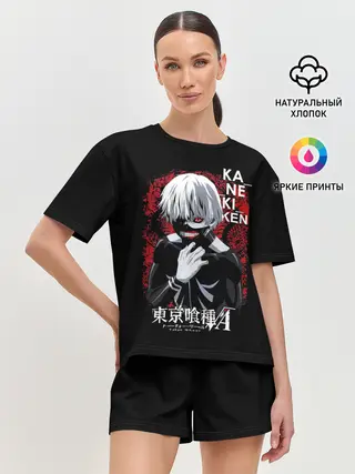 Женская пижама с шортами / Kaneki Ken опасный