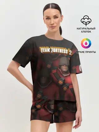 Женская пижама с шортами / Team Fortress