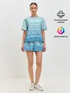 Женская пижама с шортами / Панграмма Съешь еще этих булок