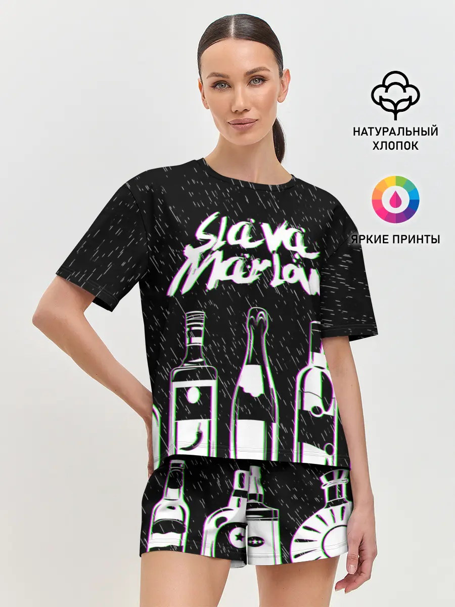 Женская пижама с шортами / SLAVA MARLOW