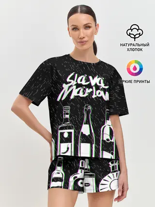 Женская пижама с шортами / SLAVA MARLOW