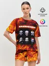 Женская пижама с шортами / RAMMSTEIN