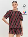 Женская пижама с шортами / Игральные карты