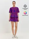 Женская пижама с шортами / Русские народные узоры