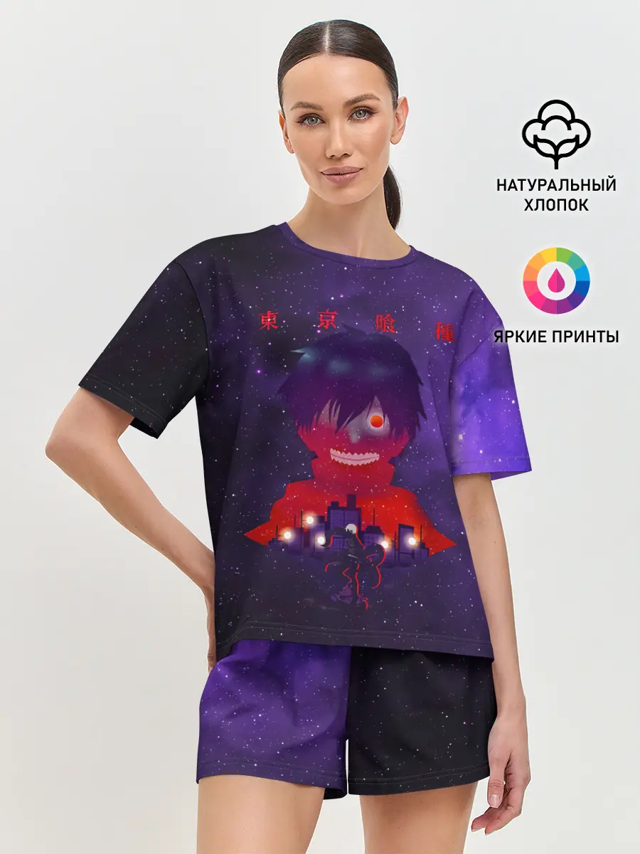 Женская пижама с шортами / Канеки над Токио