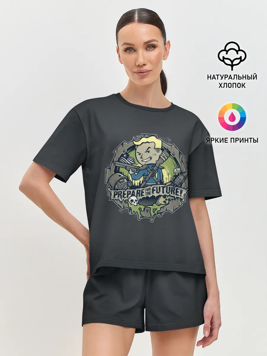 Женская пижама с шортами / Voultboy