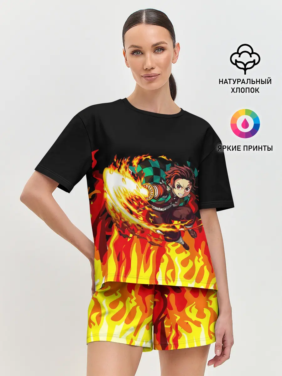 Женская пижама с шортами / ТАНДЖИРО